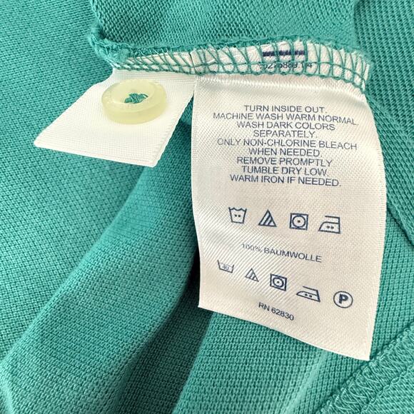 Land's End Men's Short Sleeve Cotton Supima Polo Shirt - Picture 4 of 5